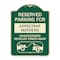 Signmission Reserved Parking for Expectant Mothers Unauthorized Vehicles Towed Away Aluminum, A-DES-G-1824-23105 A-DES-G-1824-23105 - alternate 1